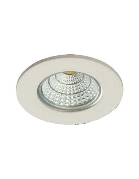 EMPOTRABLE FIJO ALUMINIO TORNEADO GU10 BLANCO