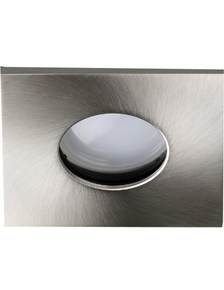 EMPOTRABLE CUADRADO NIQUEL CIEGO CON BISEL IP54