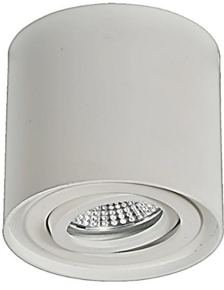 CILINDRO SUPERFICIE REDONDO BASCULANTE BLANCO GU10