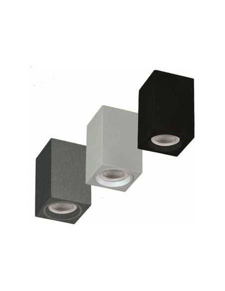 CUBO SUPERFICIE CUADRADO BLANCO 70x70x115 GU10