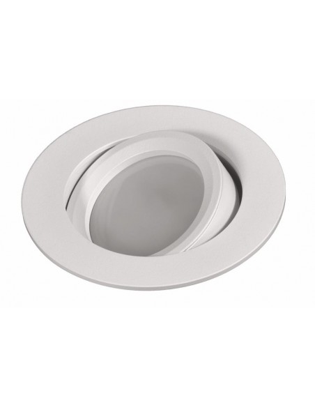 EMPOTRABLE ALUMINIO BLANCO REDONDO CORTE 70mm