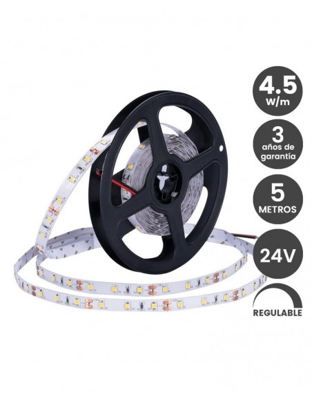 TIRA LED 24V  4 5W/M 4000K