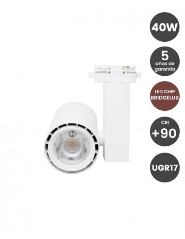 FOCO BLANCO 40W PARA CARROL MONOF  4000K