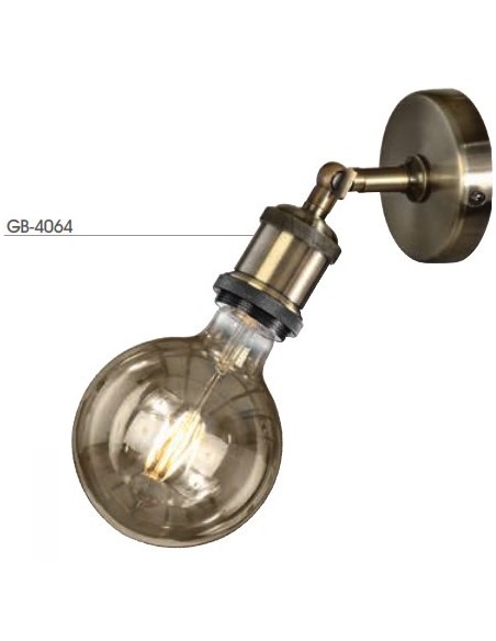 APLIQUE VINTAGE CUERO SIN BOMBILLA