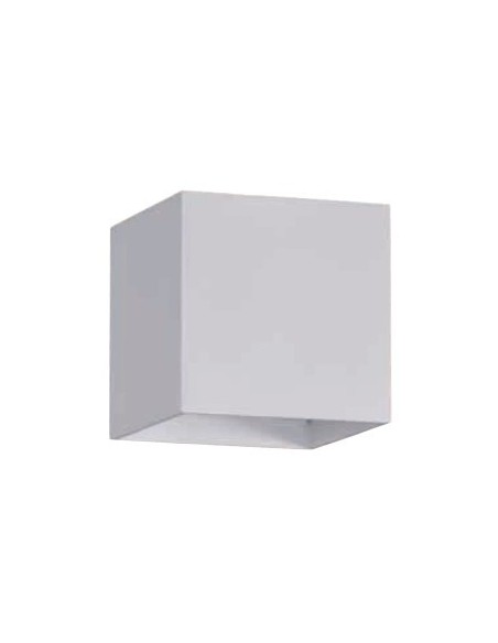 APLIQUE PARED CUBO BLANCO G9 3000K BOMBILLA INCL