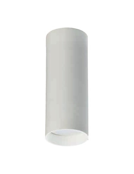 CILINDRO ALUMINIO GU10 SUPERFICIE BLANCO 16 5x55