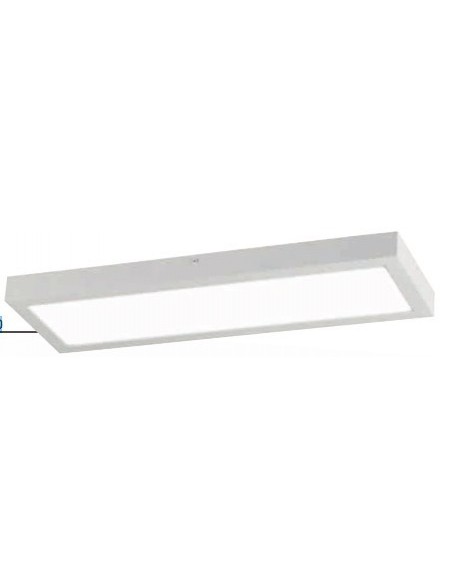 PLAFON RECT  30W SUPERFICIE  BLANCO 4000K 60x20cm