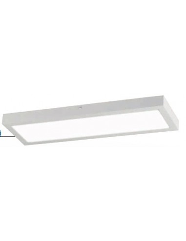 PLAFON RECT 60W SUPERFICIE  BLANCO 4000K 100x20cm