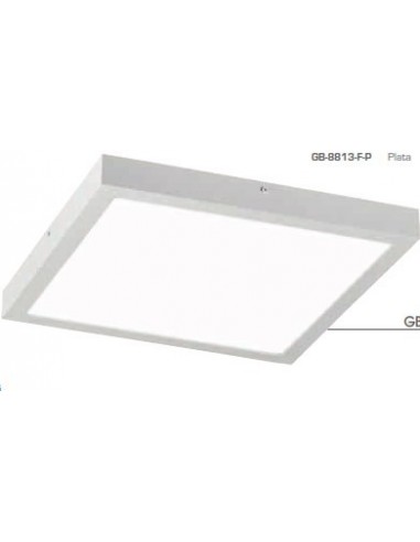 PLAFON 40W SUPERFICIE BLANCO 40X40  C4000