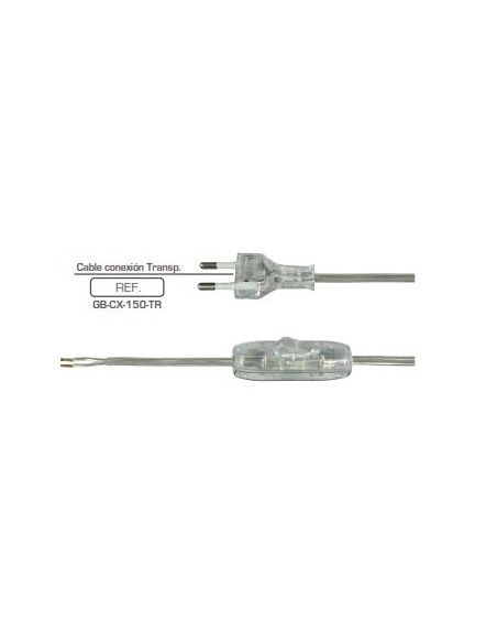 CONEXION TRANSPARENTE 150CM