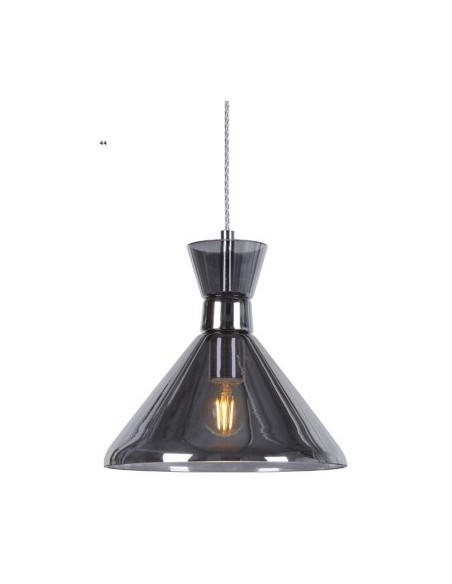 COLGANTE OLBIA 1 LUZ FUME CROMO  22cmx231cm