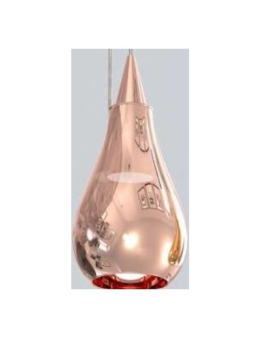 SOSPESI/LED R COLGANTE COBRE 12W 3000K
