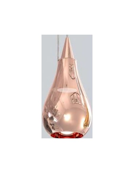 SOSPESI/LED R COLGANTE COBRE 12W 3000K