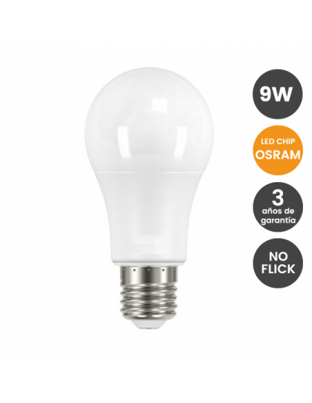 ESTANDAR 9W , CHIP OSRAM 4000º