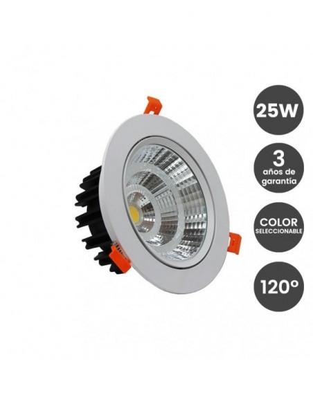 DOWNLIGHT 25W REDONDO CCT,... 2