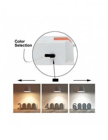 DOWNLIGHT 25W REDONDO CCT, CORTE 105mm