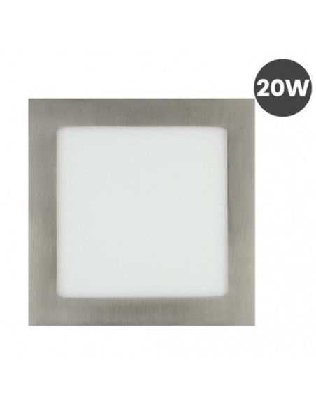DOWNLIGTH CUADRADO ACERO...