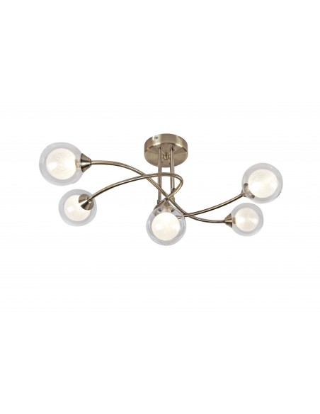 PLAFON 5 LUCES CUERO GX53... 2