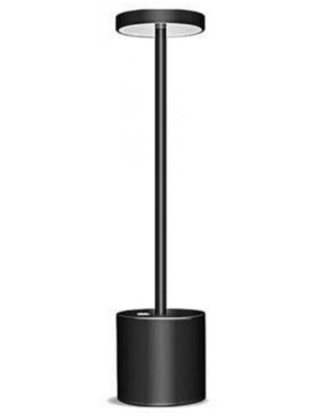 TUBE FLEXO NEGRO 3000K 3 INTENSIDADES TEMPORIZADOR