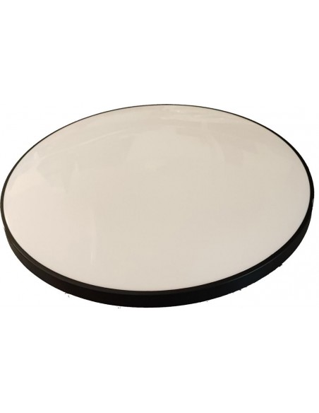 PLAFON REDONDO CON MANDO NEGRO 470X40MM 72W CCT