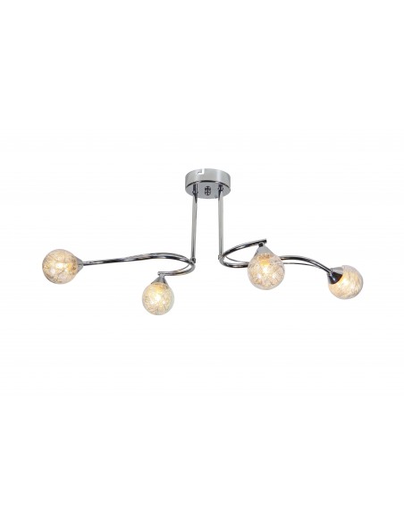 PLAFON 4 LUCES G9 BOLA...