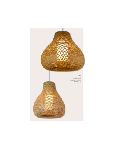 COLGANTE BAMBOO 1x27 Ø350 x 850 mm