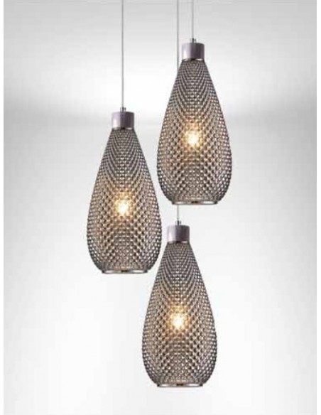 DARIO SMOKE SUSPENSION 3 LUCES