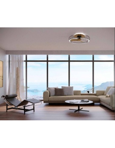 NATURE PLAFON VENTILADOR 30W NEGRO... NATURE PLAFON VENTILADOR 30W NEGRO...