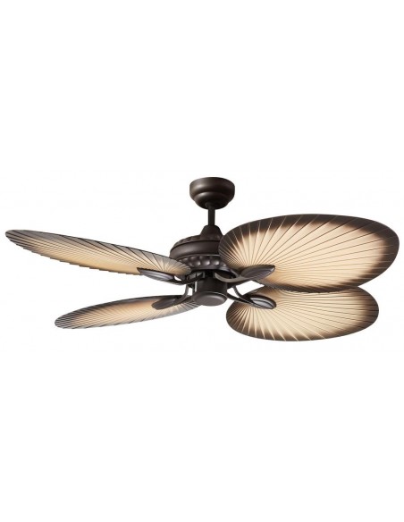 OASIS VENTILADOR RUSTICO NEGRO SIN LUZ