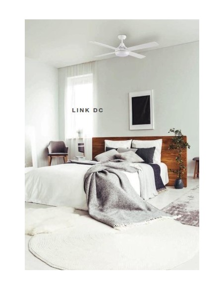LINK DC VENTILADOR 132CM CON LUZ BLANCO MANDO 2