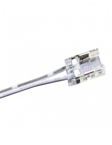 Conector Transparente Para Tiras LED COB Y SMD De 