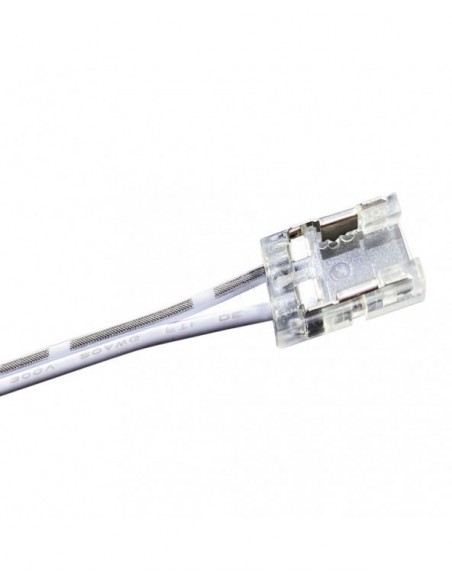 Conector Transparente Para Tiras LED COB Y SMD De 