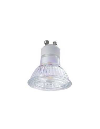 LED GU10 5 5W TRANSPARENTE 2700ºK  600lm 36º